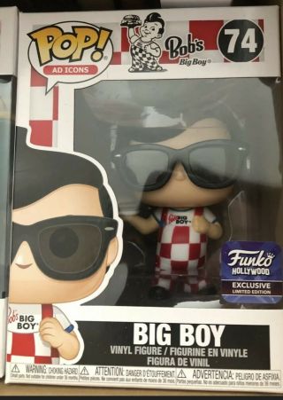 Funko Pop Hollywood Bob’s Big Boy 74 Grand Opening Limited Edition Exclusive