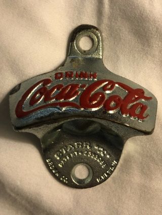 Vintage Coca Cola Bottle Opener Starr X
