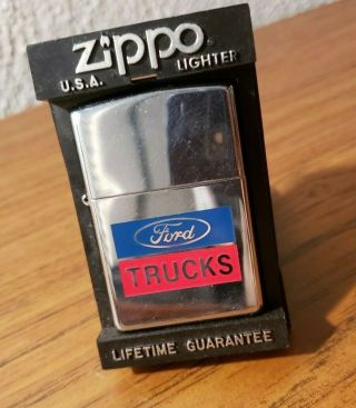 Collectible Ford Zippo Advertising Lighter Ford Trucks