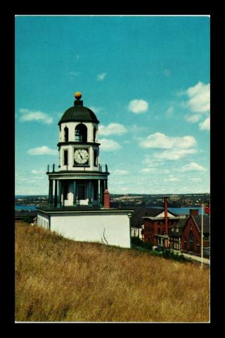 Dr Jim Stamps Old Town Clock Citadel Hill Halifax Nova Scotia Postcard Canada