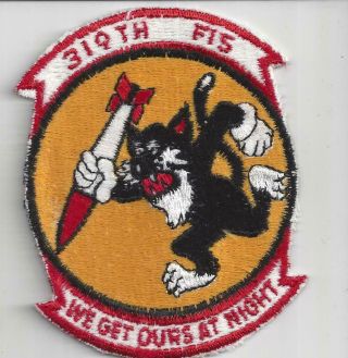 Patch Usaf 319th Fighter Interceptor Squadron Fis Jd
