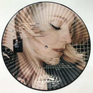 Madonna Ghv2 Greatest Hits Volume Two 12” Picture Disc Vinyl
