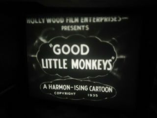 16mm Good Little Monkeys 1935 Mgm Cartoon Vs