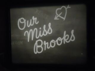 16mm Our Miss Brooks Eve Arden Gale Gordon 1200 