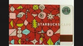 Starbucks Card 2002 Ornaments Christmas Holiday Old Logo Rare