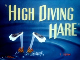 16 Mm Cartoon: " High Diving Hare " 1949