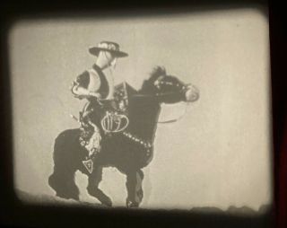 16mm Stop Motion Puppet Classic,  Black & White Singing Cowboy Spoof.  Fun 3