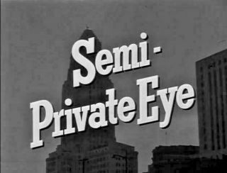 Superman Tv 16mm " Semi - Private Eye " Rare 2nd Season W/ Bumper