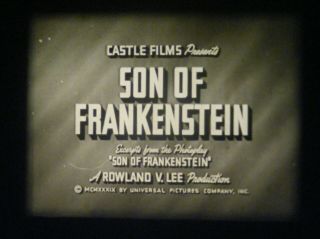 16mm Sound - " Son Of Frankenstein 
