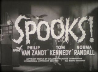 16mm Short Film - The Three Stooges - Spooks 1953 - Halloween Fun See Video