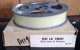 16mm Magnetic Sound - Scopitone - " Zizi La Twist " - Glen Jack & Flenners - Paris