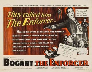 Rare 16mm Feature: The Enforcer (humphrey Bogart / Zero Mostel) 1951 /