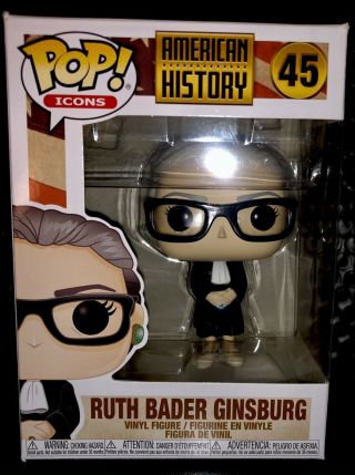 RUTH BADER GINSBURG RIP POLITICAL SUPREME COURT JUSTICE ICON AMERICA FUNKO POP. 2