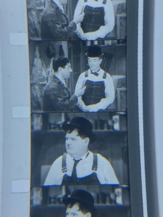 16mm Sound Busy Bodies Laurel&Hardy Classic 2 reeler vg Blackhawk 1933 6