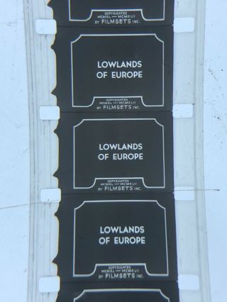 16mm Silent Lowlands Of Europe,  Belgium,  Holland Etc Made During War,  1940 200” Exc