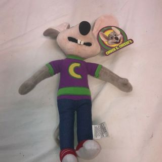Chuck E Cheese Mouse Plush 11 " Stuffed Animal Toy Mascot