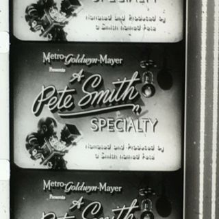 16mm Film Movie Pests Pete Smith Specialty 1944
