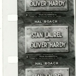 16mm Film Laughing Gravy Laurel & Hardy Great Blackhawk Print Near