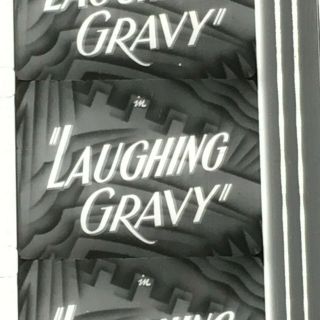 16mm Film LAUGHING GRAVY Laurel & Hardy Great Blackhawk Print NEAR 2