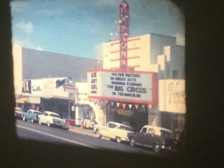 16mm Home Movies Florida Miami Daytona Theater Old Motels Seaquarium Train 400’