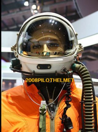 Named High Altitude Pressure Pilot Flight Helmet Size:O XXXL 0010 2