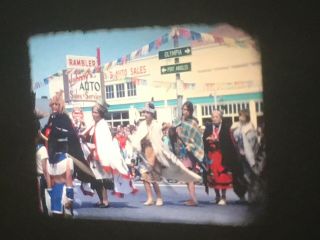 16mm Home Movies Sequim Washington 1969 Parade Native Americans 100’ Seattle 2