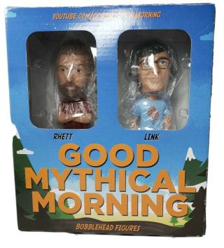 Rare Good Mythical Morning Bobbleheads Rhett & Link