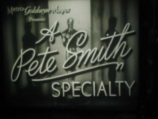 16mm Pete Smith Football Thrills Of 1941 Mgm Short