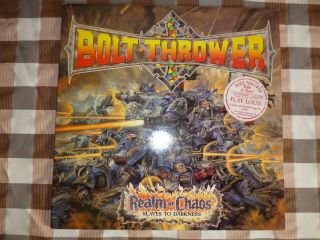 Bolt Thrower Realm Of Chaos Uk 1989 Gatefold Lp Vg,  Earache Mosh13
