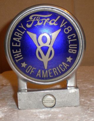 The Early Ford V - 8 Club Of America Bumper? Badge Vintage