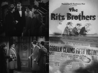 16mm Film The Gorilla (1939) The Ritz Brothers & Bela Lugosi Comedy Horror PD 5
