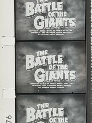Battle Of The Giants 16mm Castle Digest Version (1940) 1 Million B.  C.