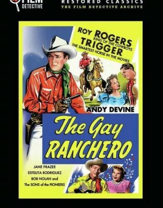 16mm Kodak B&w Sound Feature - Roy Rogers “gay Ranchero” (1948) 2 X 1200’ Reels