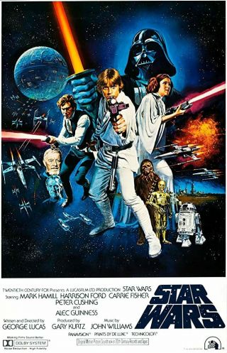 16mm Theatrical Feature Film Preview " Star Wars " 1977