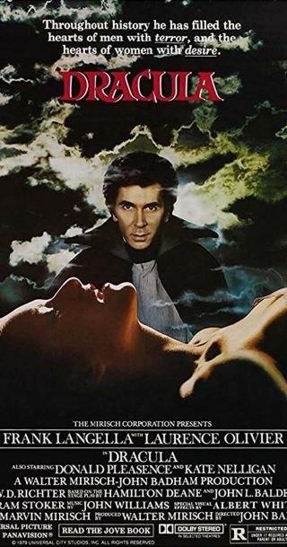Dracula 1979 16mm Movie - Full Feature Print - 2 Reels - Scope - Vampire - Horror