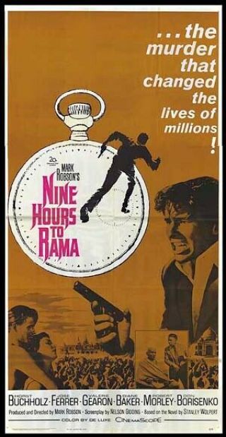 Rare 16mm Feature: Nine Hours To Rama (cinemascope) Jose Ferrer / Rare Scope