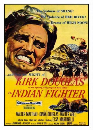 Rare 16mm Feature: The Indian Fighter (kirk Douglas / Elsa Martinelli)