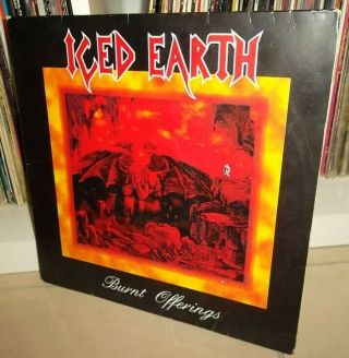 Iced Earth - Burnt Offerings,  1st Pressing 1995 Gatefold Double Lp