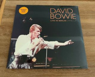 David Bowie Live In Berlin (1978) Orange Vinyl Lp,  Brooklyn Museum,