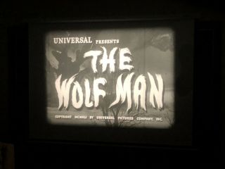 16mm Film Feature: The Wolf Man (1941) Horror