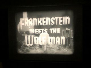16mm Film Feature: Frankenstein Meets The Wolf Man (1943)