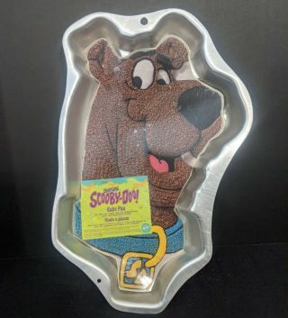 Vintage Wilton Scooby Doo Cartoon Network Aluminum Cake Pan 2105 - 3206 1999 Tin