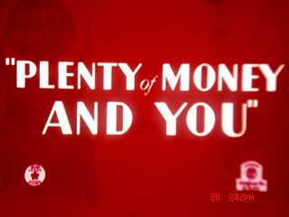 16 Mm Cartoon: " Plenty Of Money & You " 1937 Warners
