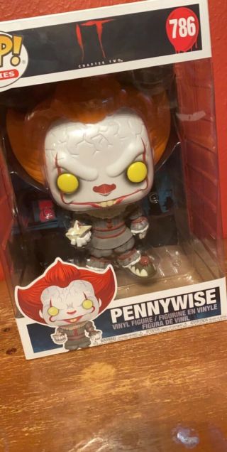 Funko Pop Movies: It Pennywise With Boat Action Figure Chapter 2 10’ Figure