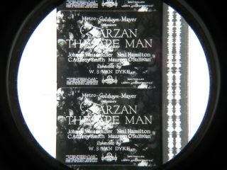 16mm TARZAN THE APE MAN (1932).  B/W Film Feature Film. 5