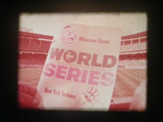 16mm Sound - 1958 World Series - Ny Yankees Vs.  Milwaukee Braves - 7 Game Series