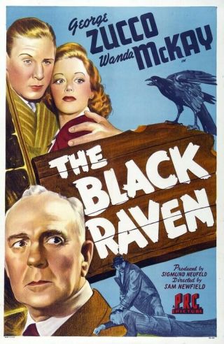 16mm B&w Sound Feature - “the Black Raven” (1943) Rare