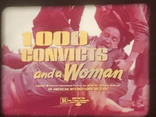 16mm Film Exploitation Movie Trailer - One Thousand Convicts And A Woman
