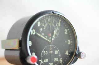 Legendary Soviet aviation clock AChS - 1 from MIG SU TU YAK aircraft cockpit 3