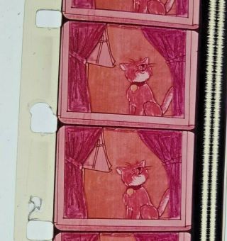 16mm Film Movie The Most Marvellous Cat (1973) ; Colour Cartoon On Reel In Can